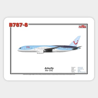 Boeing B787-8 - Arkefly (Art Print) Sticker